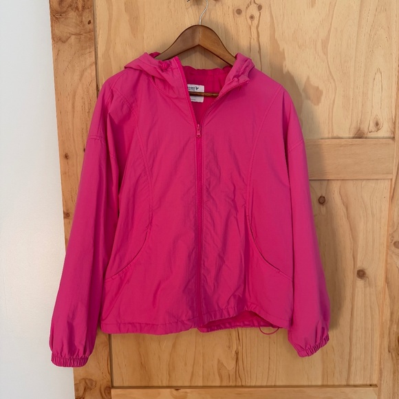 Old Navy Hot Pink Windbreaker Jacket - Picture 1 of 3